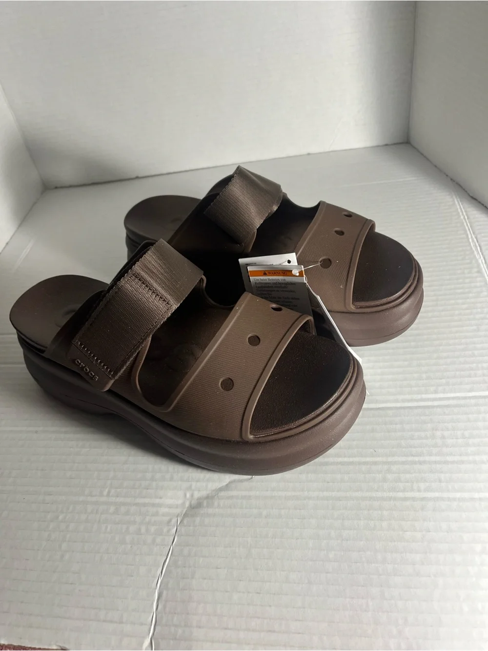 Crocs Scho Two Strap sandal size 10 New